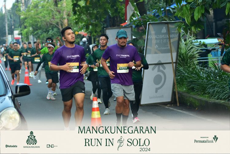 Race photo from Mangkunegaran Run 2024