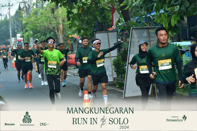 Race photo from Mangkunegaran Run 2024