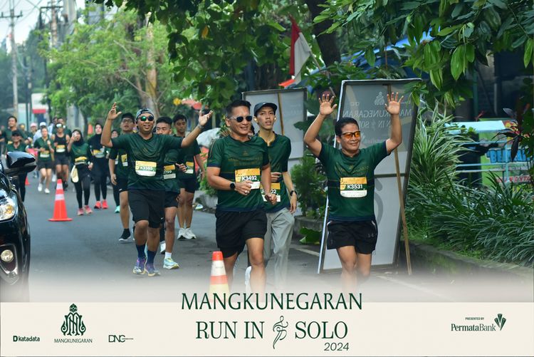 Race photo from Mangkunegaran Run 2024