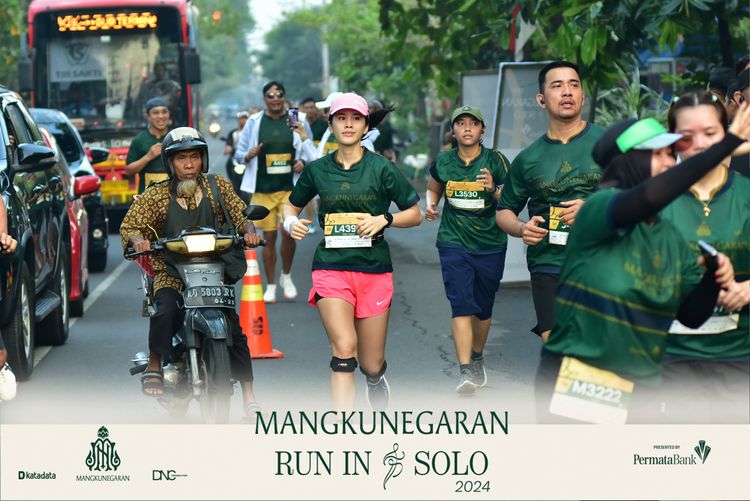 Race photo from Mangkunegaran Run 2024