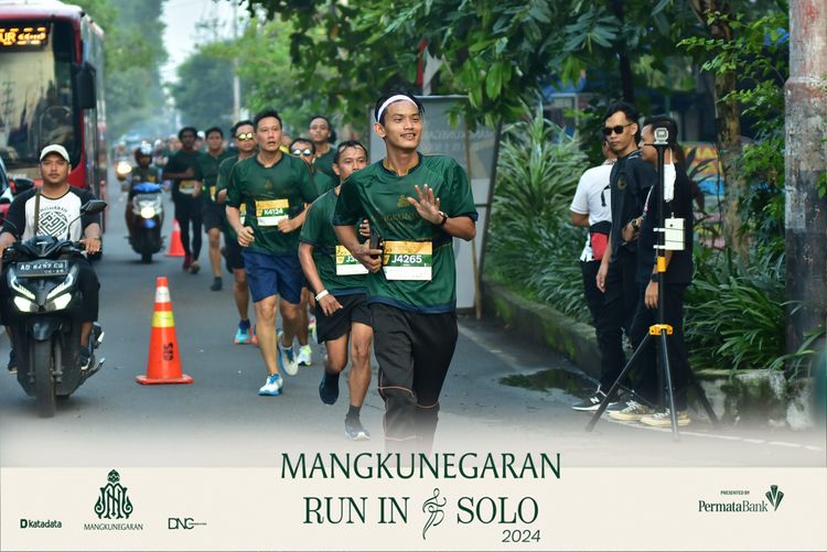 Race photo from Mangkunegaran Run 2024