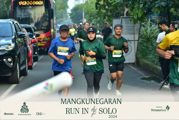 Race photo from Mangkunegaran Run 2024