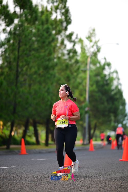 Race photo from CISANGKAN KBP CITY RUN 2025