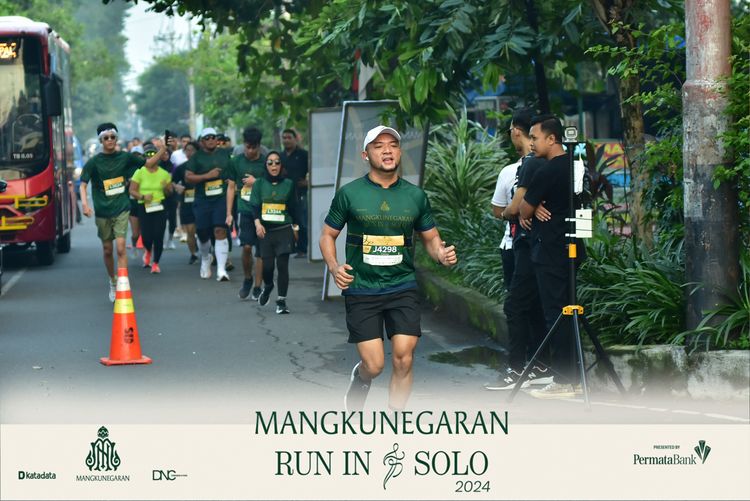 Race photo from Mangkunegaran Run 2024