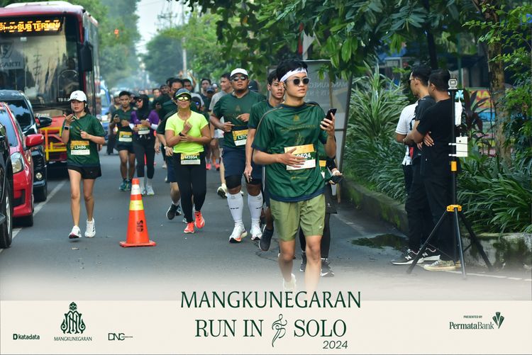 Race photo from Mangkunegaran Run 2024