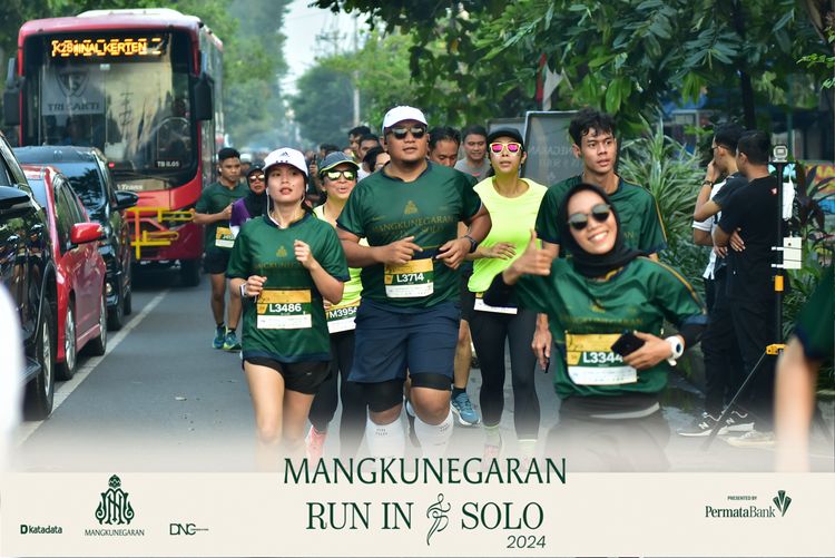 Race photo from Mangkunegaran Run 2024