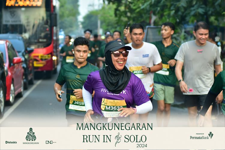 Race photo from Mangkunegaran Run 2024