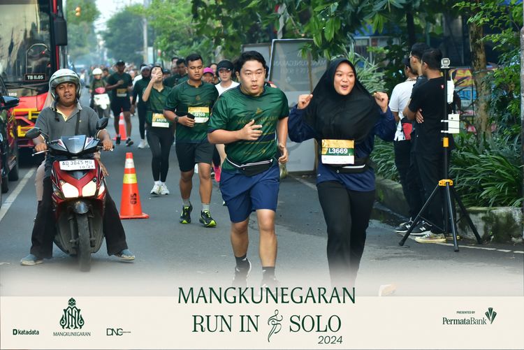 Race photo from Mangkunegaran Run 2024