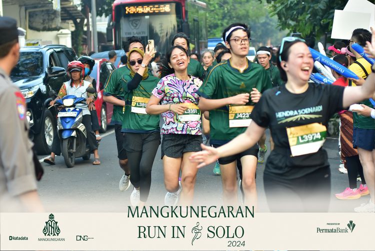 Race photo from Mangkunegaran Run 2024