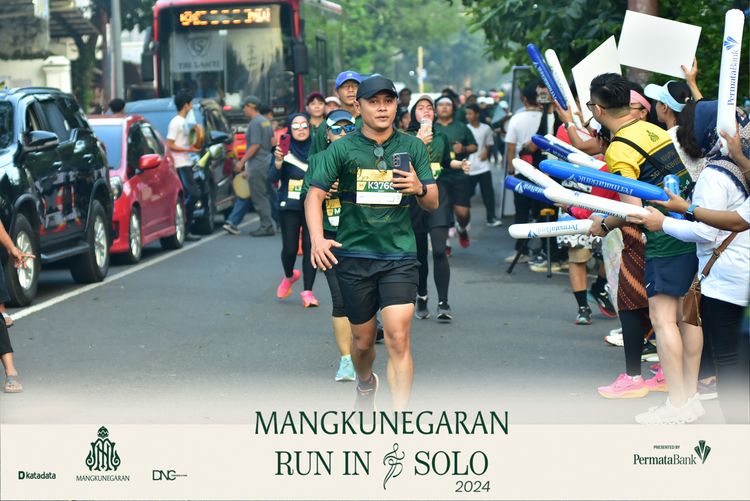 Race photo from Mangkunegaran Run 2024