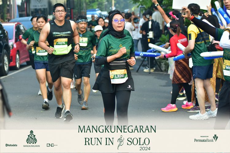 Race photo from Mangkunegaran Run 2024