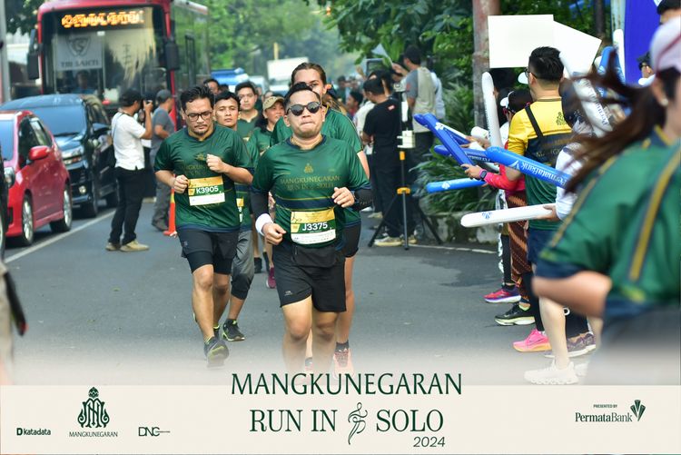 Race photo from Mangkunegaran Run 2024