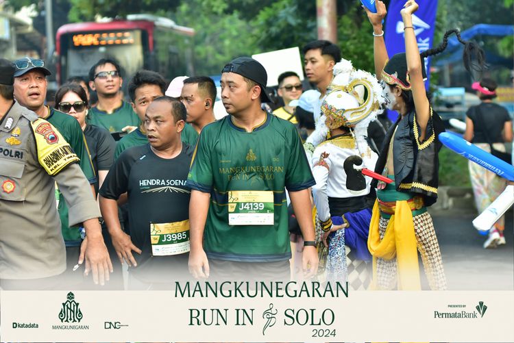 Race photo from Mangkunegaran Run 2024