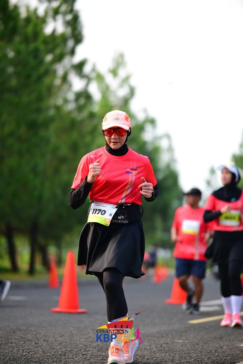 Race photo from CISANGKAN KBP CITY RUN 2025