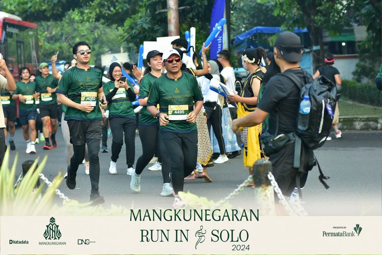 Race photo from Mangkunegaran Run 2024