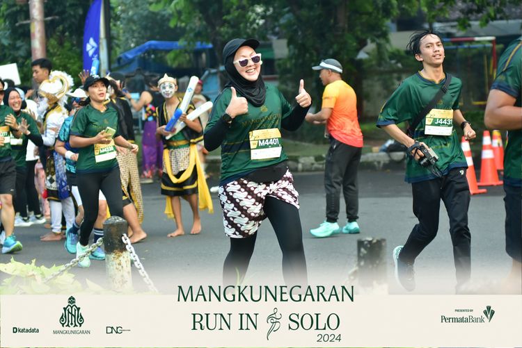 Race photo from Mangkunegaran Run 2024
