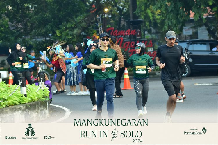 Race photo from Mangkunegaran Run 2024
