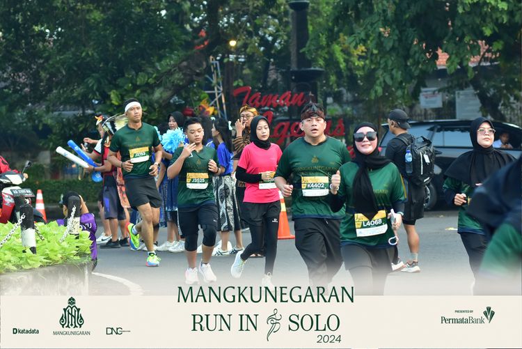 Race photo from Mangkunegaran Run 2024