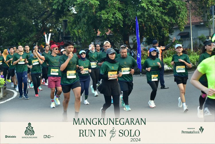 Race photo from Mangkunegaran Run 2024