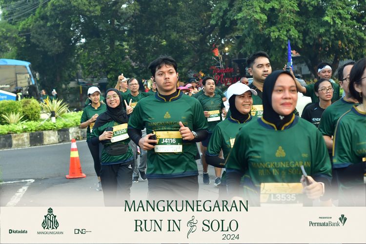 Race photo from Mangkunegaran Run 2024