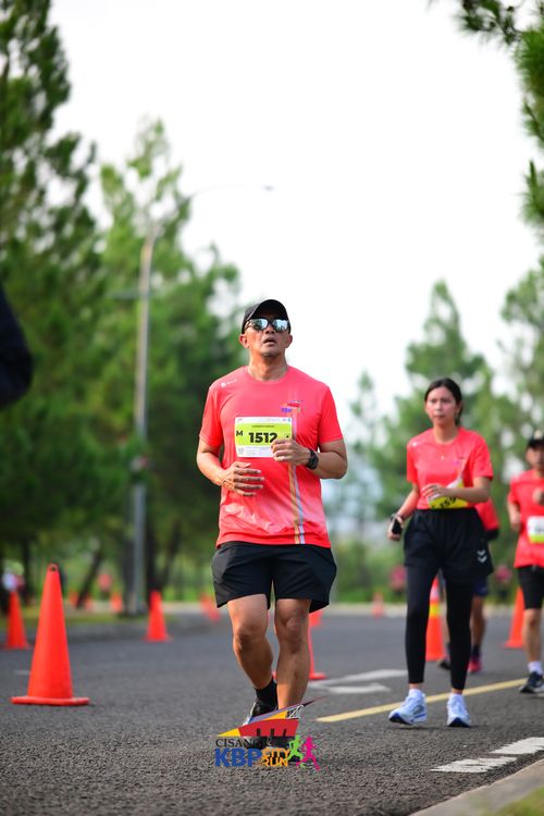 Race photo from CISANGKAN KBP CITY RUN 2025