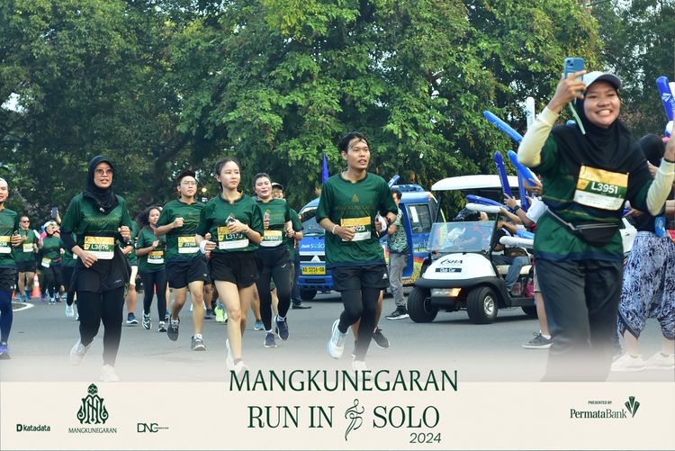 Race photo from Mangkunegaran Run 2024