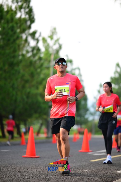 Race photo from CISANGKAN KBP CITY RUN 2025