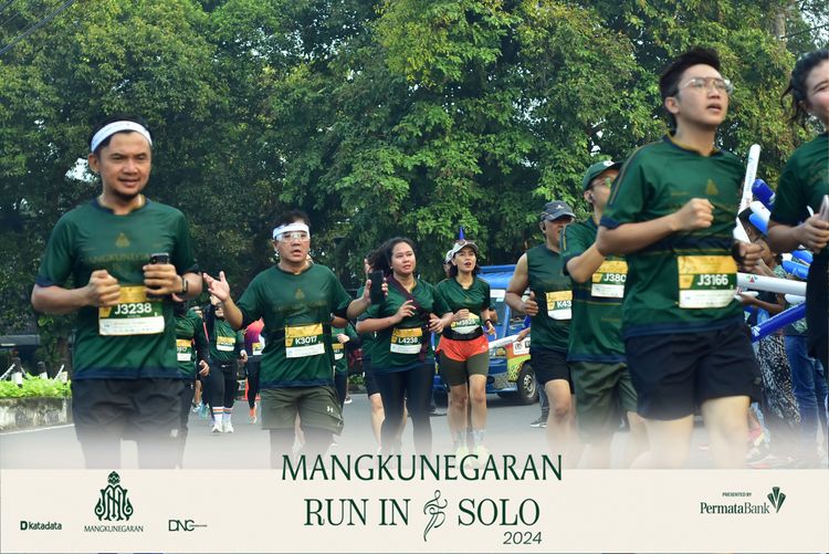 Race photo from Mangkunegaran Run 2024