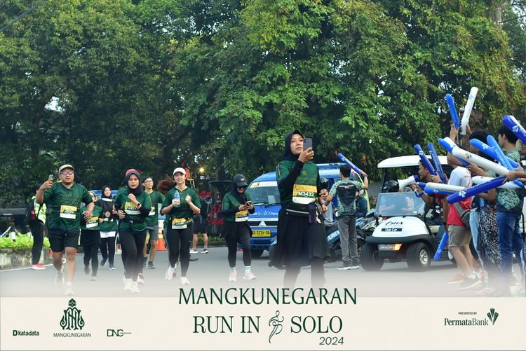 Race photo from Mangkunegaran Run 2024