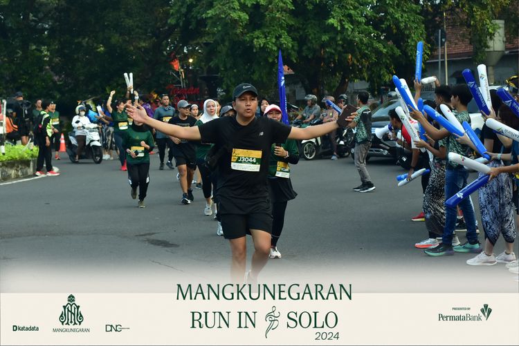 Race photo from Mangkunegaran Run 2024