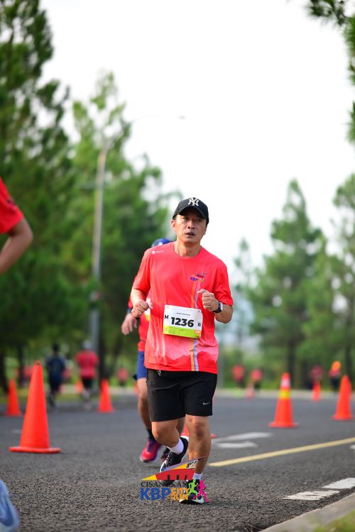 Race photo from CISANGKAN KBP CITY RUN 2025