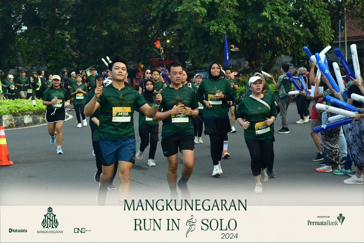 Race photo from Mangkunegaran Run 2024