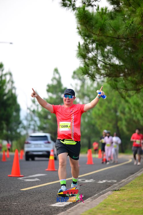 Race photo from CISANGKAN KBP CITY RUN 2025