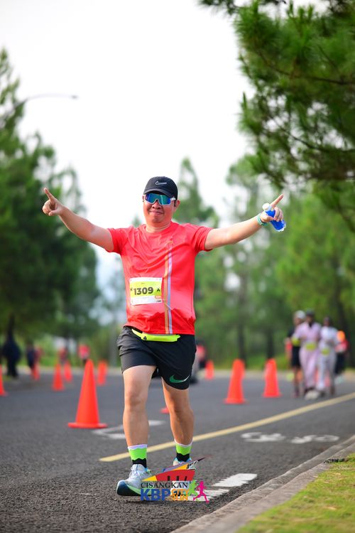 Race photo from CISANGKAN KBP CITY RUN 2025