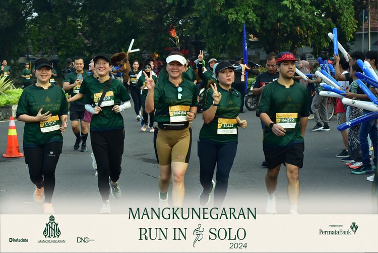 Race photo from Mangkunegaran Run 2024