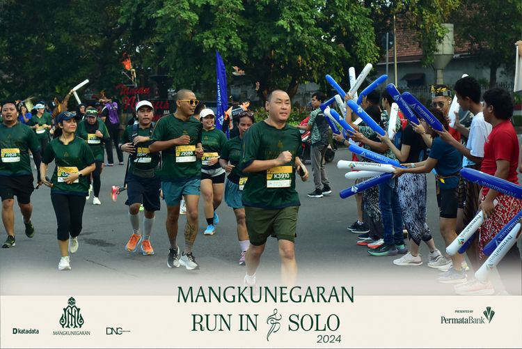 Race photo from Mangkunegaran Run 2024