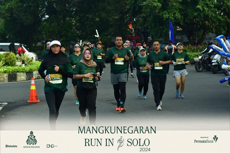 Race photo from Mangkunegaran Run 2024