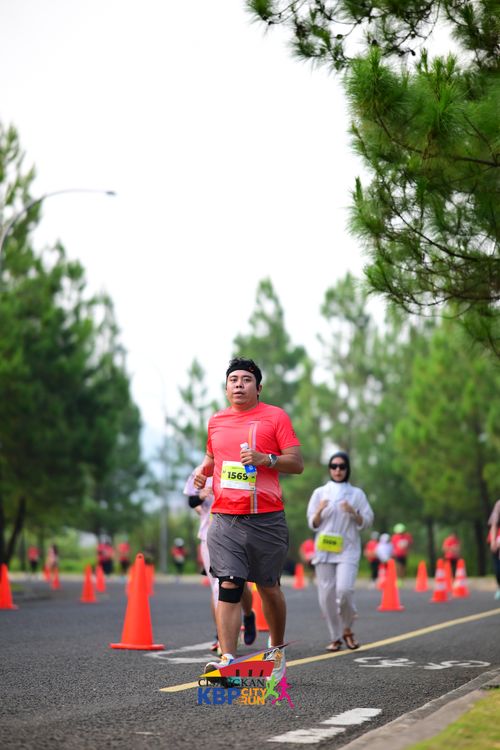 Race photo from CISANGKAN KBP CITY RUN 2025