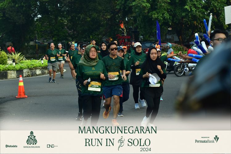 Race photo from Mangkunegaran Run 2024