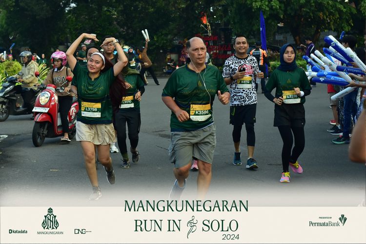 Race photo from Mangkunegaran Run 2024