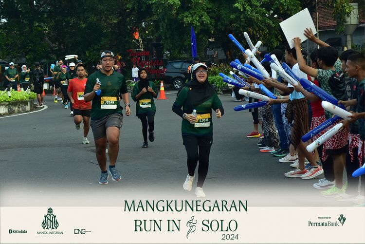 Race photo from Mangkunegaran Run 2024