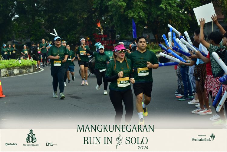 Race photo from Mangkunegaran Run 2024