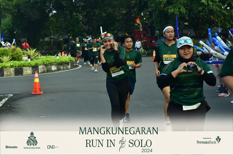 Race photo from Mangkunegaran Run 2024