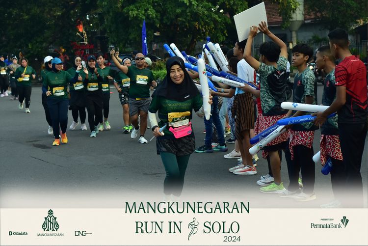 Race photo from Mangkunegaran Run 2024