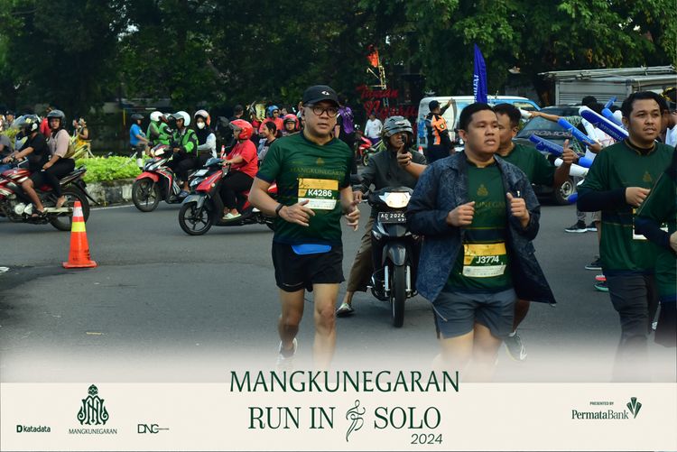 Race photo from Mangkunegaran Run 2024