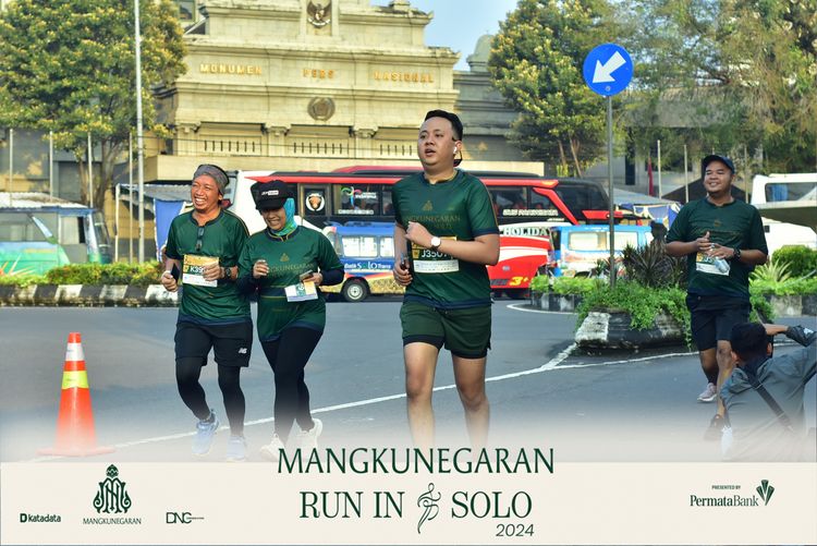 Race photo from Mangkunegaran Run 2024