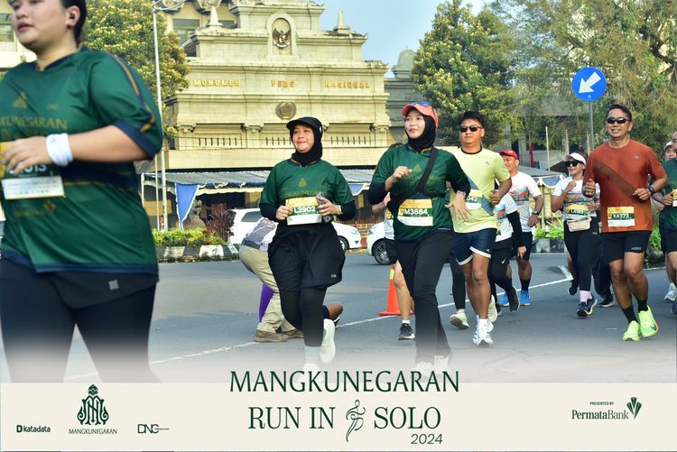 Race photo from Mangkunegaran Run 2024