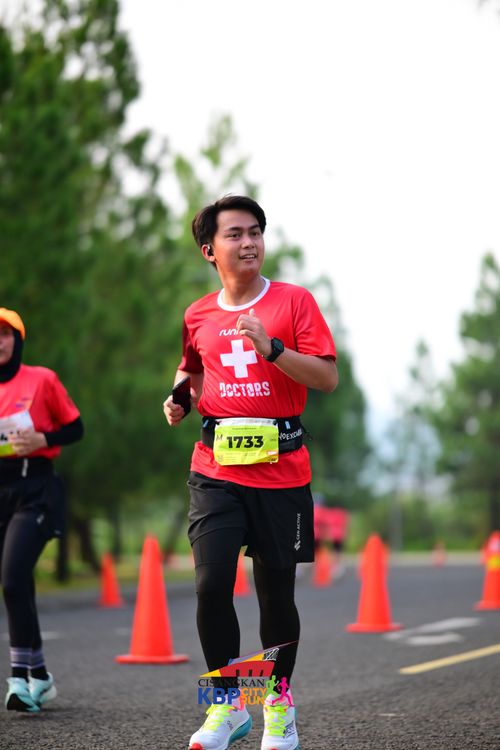 Race photo from CISANGKAN KBP CITY RUN 2025