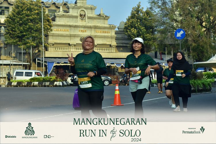 Race photo from Mangkunegaran Run 2024