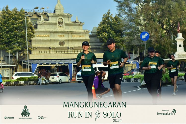 Race photo from Mangkunegaran Run 2024